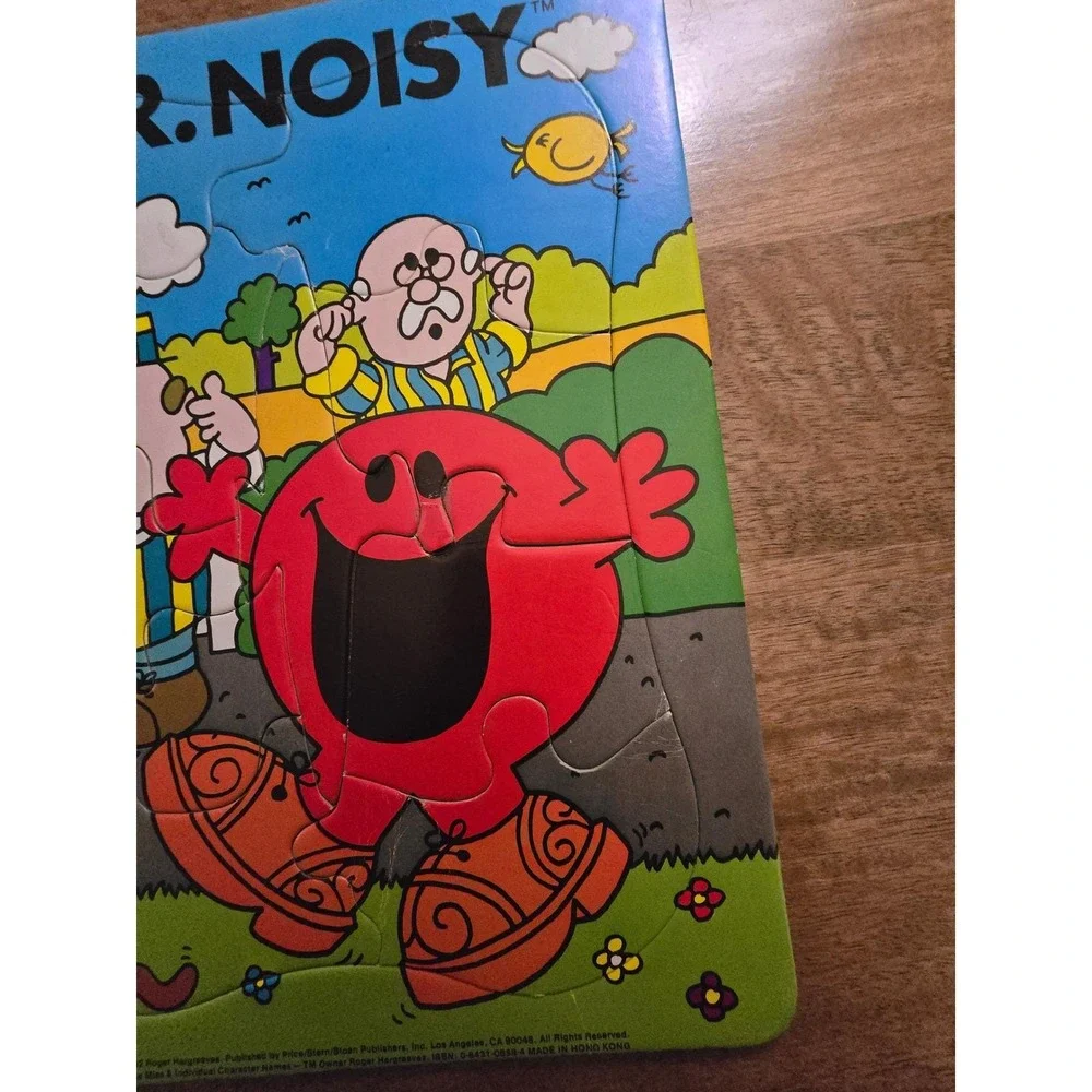 Vintage 1982 Mr Noisy Puzzle Mr Men Roger Hargreaves Price Stern Sloan‎ 80s Toy